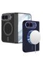 iPhone Duo Compatible Case Magsafe Supported Kipta Kpt-15 Hard Pc Cover - Black - T44448 - 2