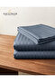 210TC Cotton Satin Queen Stripes Bed Sheet Set 3PC | Soft Breathable Satin Flat Sheet 229x256 cm | 2 pillowcase 50x75 cm | OEKO-TEX & ECAS Certified - 5