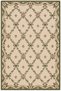 Eta Vintage Ribbon Flower Pattern Woven Base Decorative Carpet Eta4344