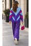 Women's Eighties Inspired Knitwear Sweater - 4