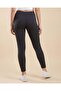 Women Charcoal Solid Pack of 2 Leggings Set - 3