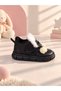 Non-Slip Sole Waterproof Girls' Sports Boots with Fur Inside - 5