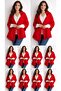 10 Pcs Polar Puffy Chic Premium Soft Boucle Scarf