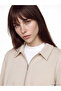 Two Mt Shop Quality Lcw Vision Gray Interlock Plain Standard & Regular Women's Jacket - 4