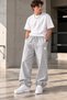 Star Printed Adjustable Leg Baggy Premium Loose Men's Sweatpants That Can Be Worn in All Seasons - 3