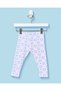 Infant Girls Lilac Checked Leggings