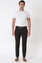 Slim Fit Stretch Cotton Brown Trousers with Side Pockets P 1226 - 2