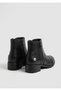 D26Kb-8280 Two Zippered Genuine Leather Boots for Women - 4