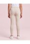 Senior Girls Oatmeal Melange Leggings - 4