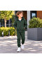 Boys' Zippered Hooded Rubberized Track Suit with Rubberized Legs