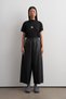 Barrel Leather Trousers Black