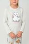 Girl's Soft Green Waiter Pajama Top - 2