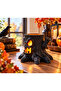 Halloween Ghost Tree Decorative Pen Holder and Led Candle Holder – Halloween Themed Desktop Decoration - 4
