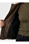 Two Mt Shop Quality Lcw Vision Beige Fur Collar Oversize Women's Suede Look Jacket - 4