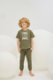 8844 Men's Printed Pajama Set - 2