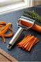 Stainless Steel Julienne Peeler – Multi-Purpose Vegetable and Fruit Peeler |   Cucumber Pumpkin Carrot Apple Peeler - 5