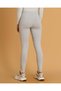Women Black & Grey Mélange Full Length Leggings - 5