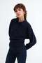 Collared Buttoned Sweatshirt S06096 - 2