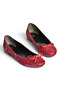 Z726243404 Burgundy Fabric Women's Ballerinas