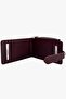 23-1045 Women's Burgundy Leather Wallet - 5