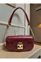 Women's Hand & Shoulder Bag A4S4M2 Claret Red - 3