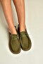 V944092701 Khaki Genuine Leather Nubuck Casual Shoes - 4