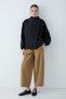 Women's Asymmetrical Collar Buttoned Pocket Detailed Long Sleeve Short Jacket - Black - 6