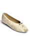 Z820704102 Mink Suede Buckle Detailed V-Cut Ballerinas - 4