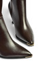 Z518083809 Brown Thick Goblet Heeled Women's Boots - 7