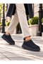 Baytuluk Bt-W1 Navy Blue Suede High Sole Casual Men's Shoes with Fur Inside - 5
