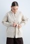 Women's Knitwear High Collar Buttoned Belted Cardigan Long Sleeve Relaxed Fit Knit Cardigan - Stone - 4