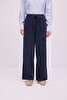 Elastic Waist Palazzo Pants - 4