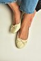 Z726243404 Beige Fabric Women's Ballerinas - 4