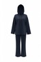 Avelia Pregnant and Maternity Hooded Wide Sleeve Sweatshirt Ribbed Stitched Drawstring Waist Tracksuit Set - 6