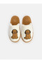 Alita City Lcw Steps Ecru Women's House Slippers with a Difference