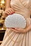 Oyster Pearl Stone Evening Dress Bag Evening Dress Bag Handbag Wedding Engagement Pearl Handle and Chain - 2