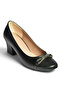 Z820851009 Black Thick Heeled Women's Shoes - 5