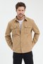 Cotton Piece Dye Technique Button Closure Unlined Slim Fit Shirt Jacket # Au-3026Ck - 5