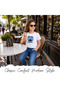 Movember Kids Girls T-Shirt–Moustache Design To Raise Awareness–Soft Cotton Round Neck Short Sleeve T-Shirts For Girls-Ideal For Movember - 6