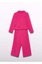 Girl's Top and Bottom Jacket Pants Set Fusia - 2