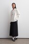 Slit Polo Collar Sweatshirt Ecru - 3