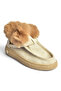 Z380576302 Beige Suede Artificial Fur Women's Boots - 6