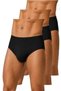 130 Men's Sweatshirt 100% Cotton Black Slip Underwear 3 Pieces - 2