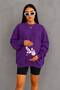 3 Yarn Combed Cotton Baby-Praying Stork Printed Maternity Sweatshirt Jw1