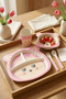 Meowlet 5 Piece Bamboo Children's Food Set Yk7004 - 3