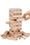 Balance Game Jenga Large Size 51 Pieces Educational Intelligence Game Numbered Jenga Game Kids Wooden Toy - 3