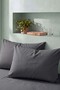 Anthracite 100% Cotton 2-Piece Pillowcase 50X70 cm - 2