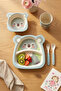 Koalino 5 Piece Bamboo Children's Food Set Yk7004 - 2