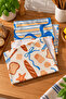 Patterned Kitchen Towels (Set of 2) |   30×50 cm - Butter - 2