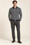 Men's Polo Collar Zigzag Patterned Buttoned Knitwear Cardigan Acrylic Blend Slim Fit - 3